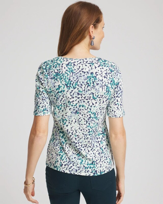 Pima Cotton Henley Tee - image 3